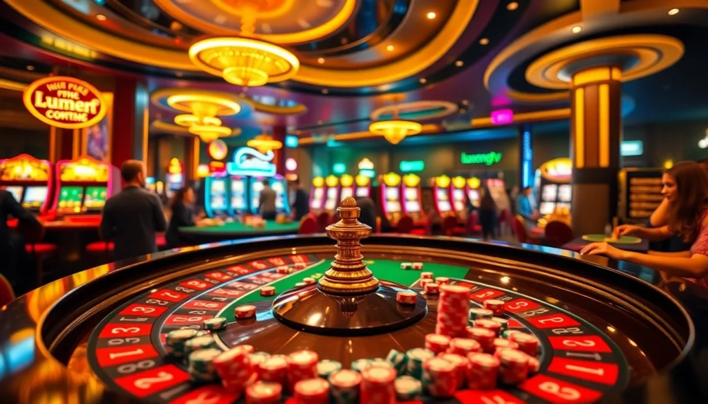 Luongsontv brings the excitement of high-stakes gambling to life at a vibrant casino.